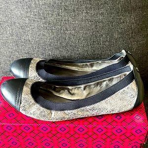 Tory Burch Bridgette Cap Toe Ballet Shoes